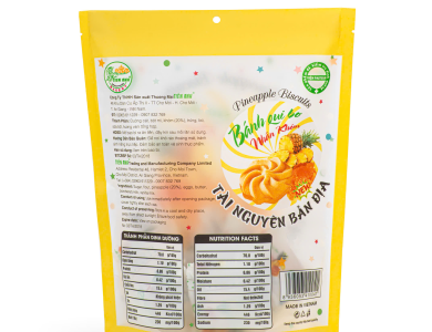 Bánh Qui Bơ Nhân Khóm - Gói  200g